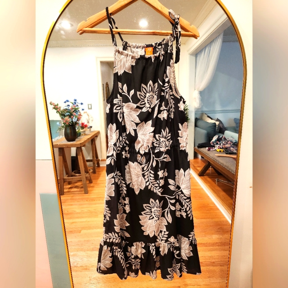 JOE Fresh Floral Midi Tank Dress